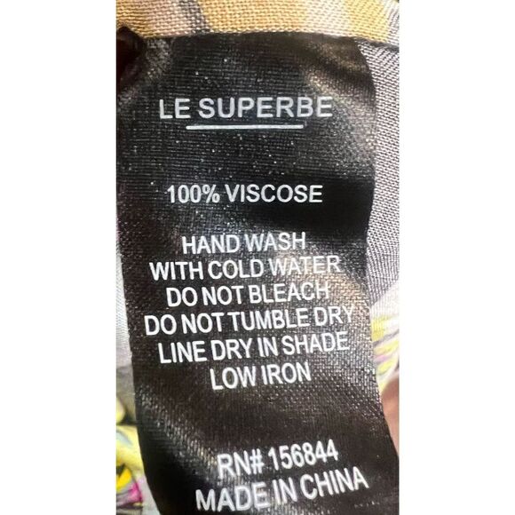 Le Superbe Mai Tai Might I Dress in Black Tropi Cali NWT Size 2 - Picture 8 of 8